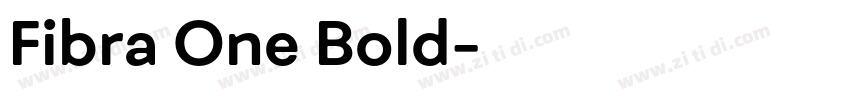 Fibra One Bold字体转换